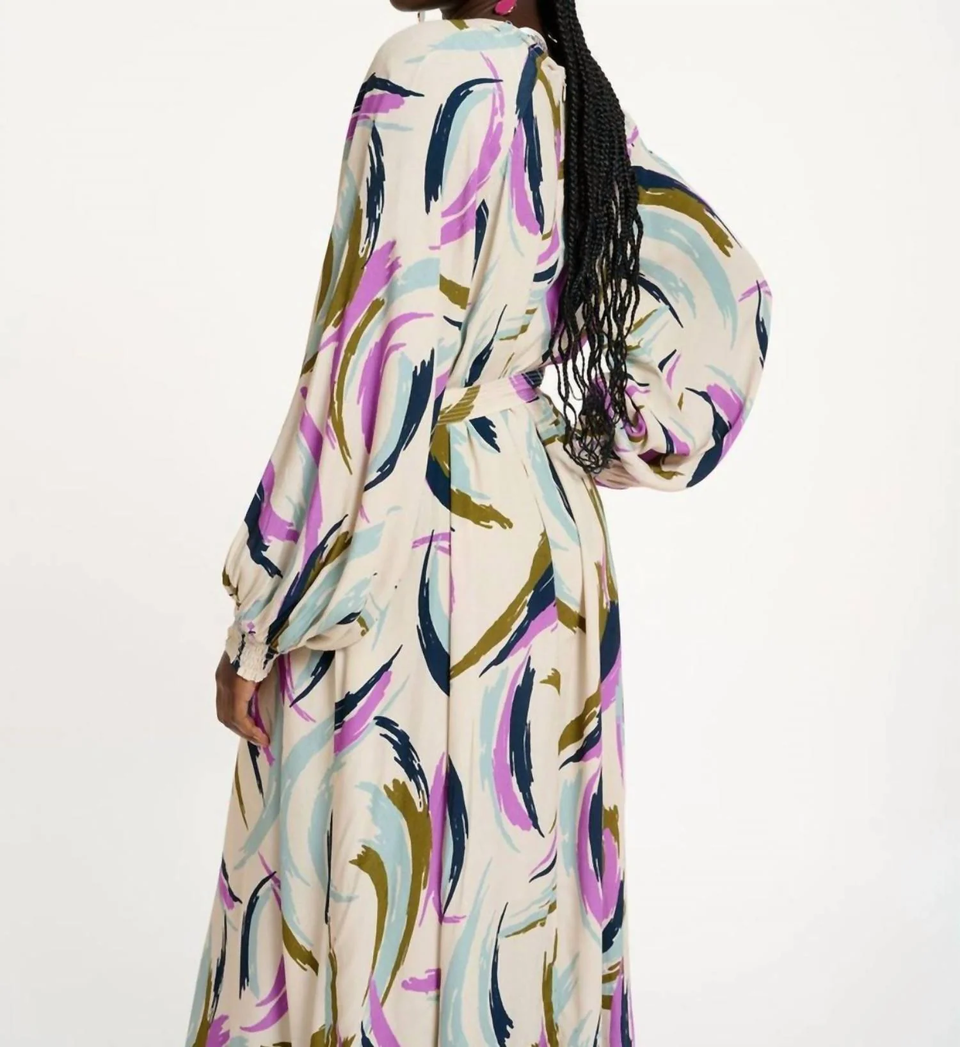 Essentiel Antwerp DUSUN Belted Maxi Dress