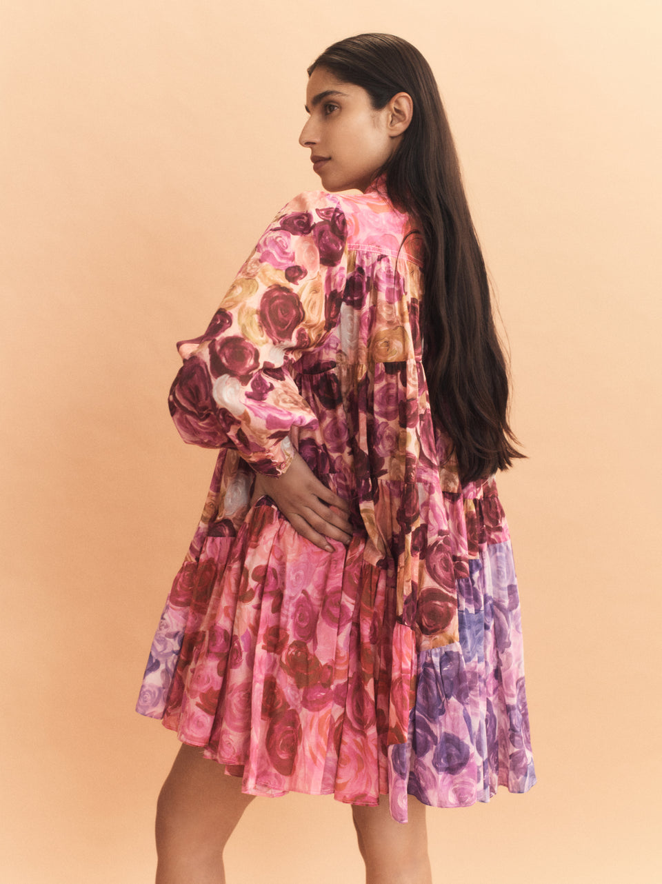 AJE VISION Smock Mini Dress