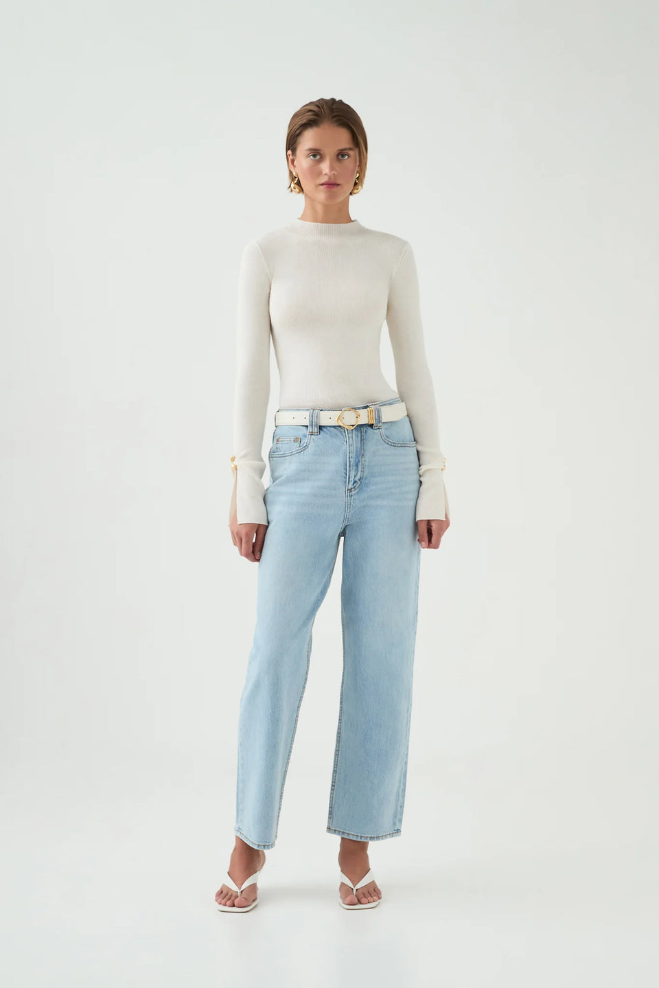 Aje  RUE Rib Knit Top