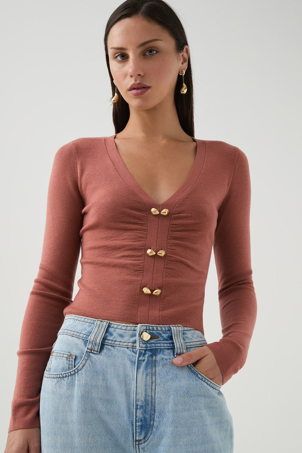 Aje Lusia Knit Top