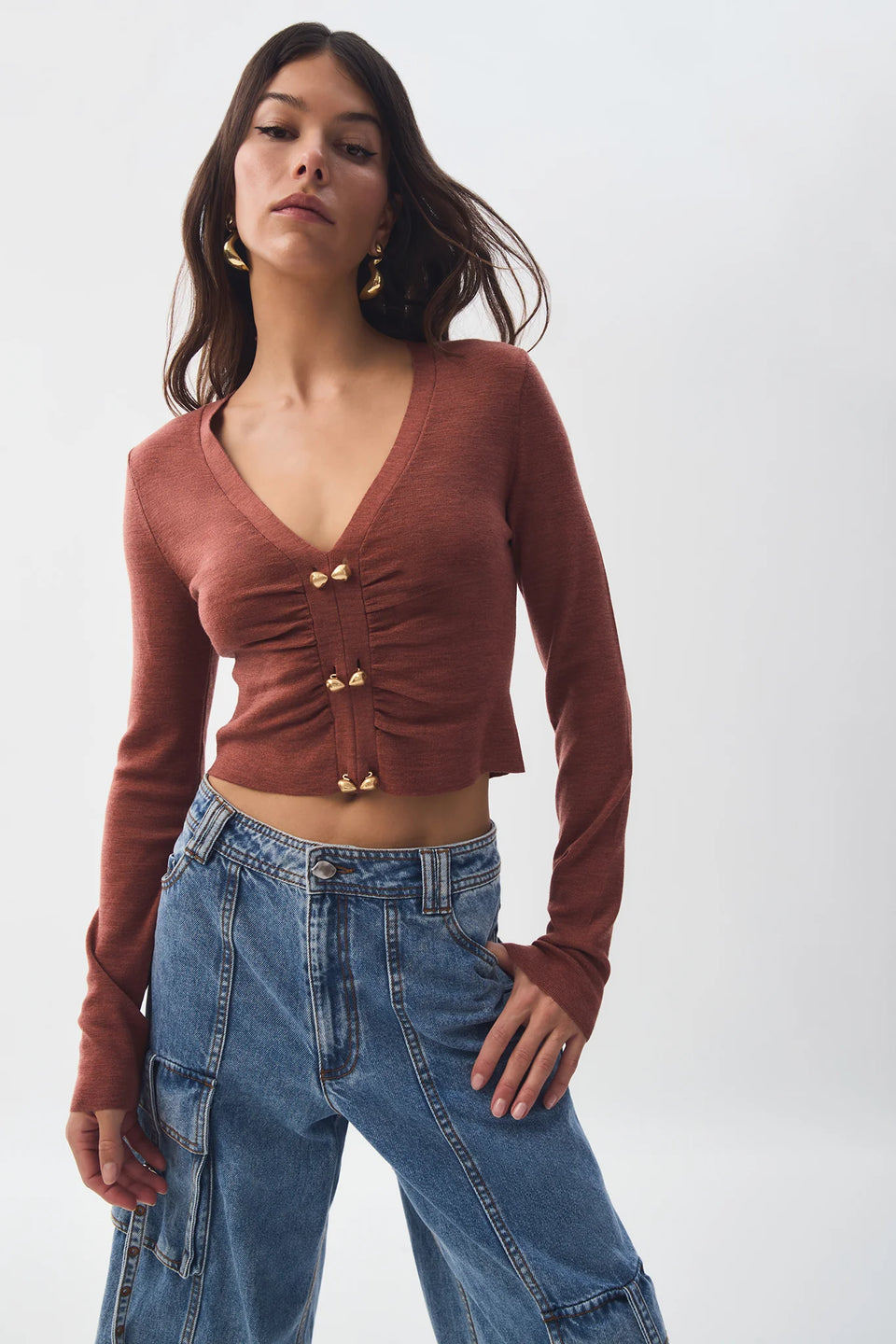 Aje Lusia Knit Top