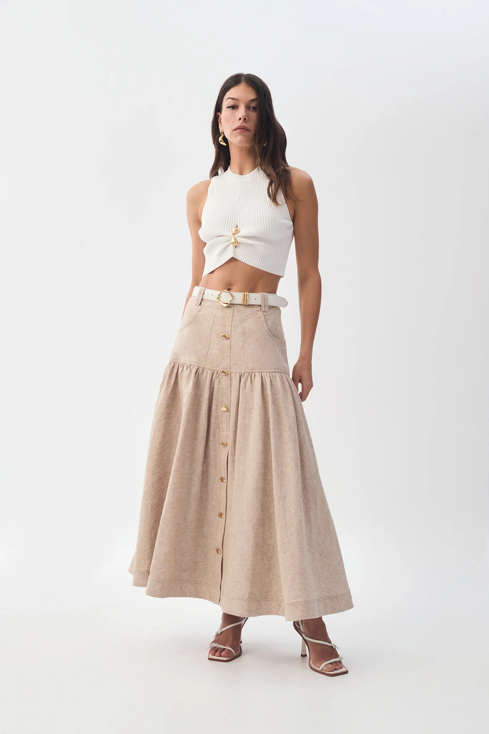 Aje MORGAN Midi Skirt