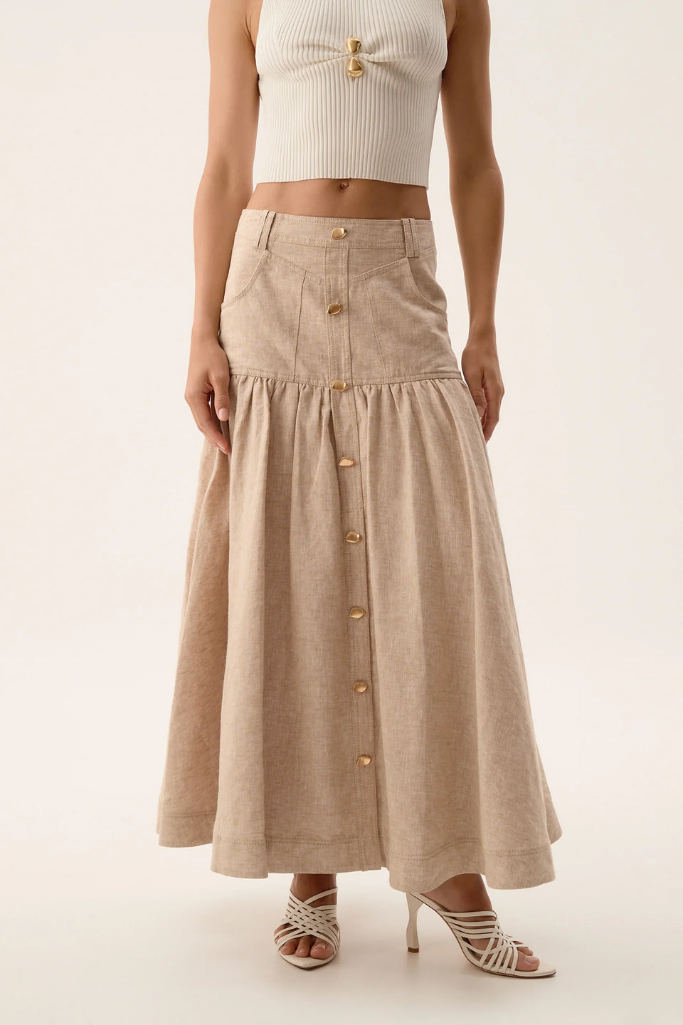 Aje MORGAN Midi Skirt