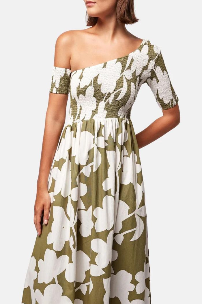 SWF Asymmetrical Midi Dress