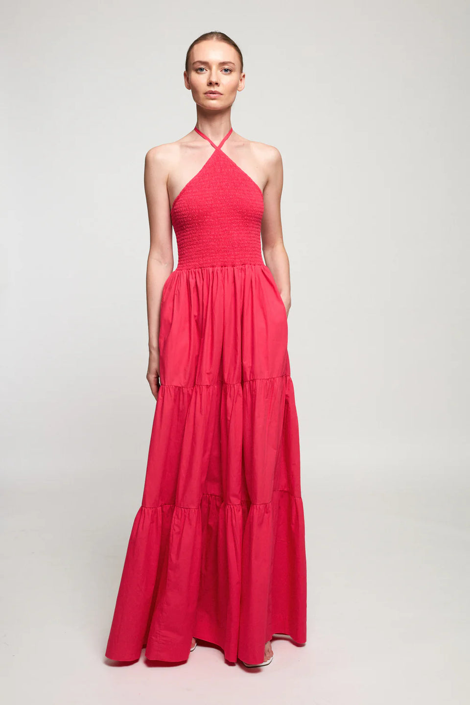 SWF Diamond Tiered Maxi Dress