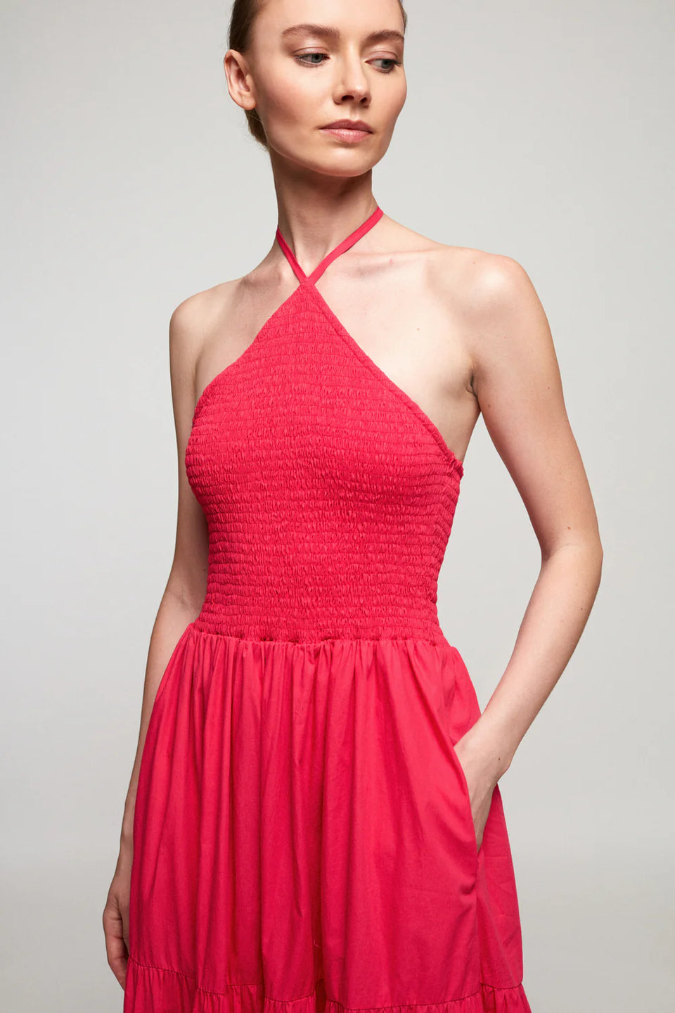SWF Diamond Tiered Maxi Dress
