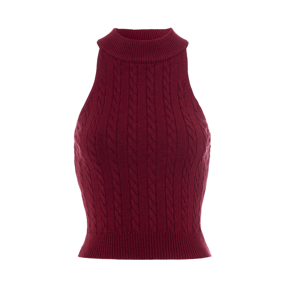 ROYCE CREW NECK CROP SWEATER
