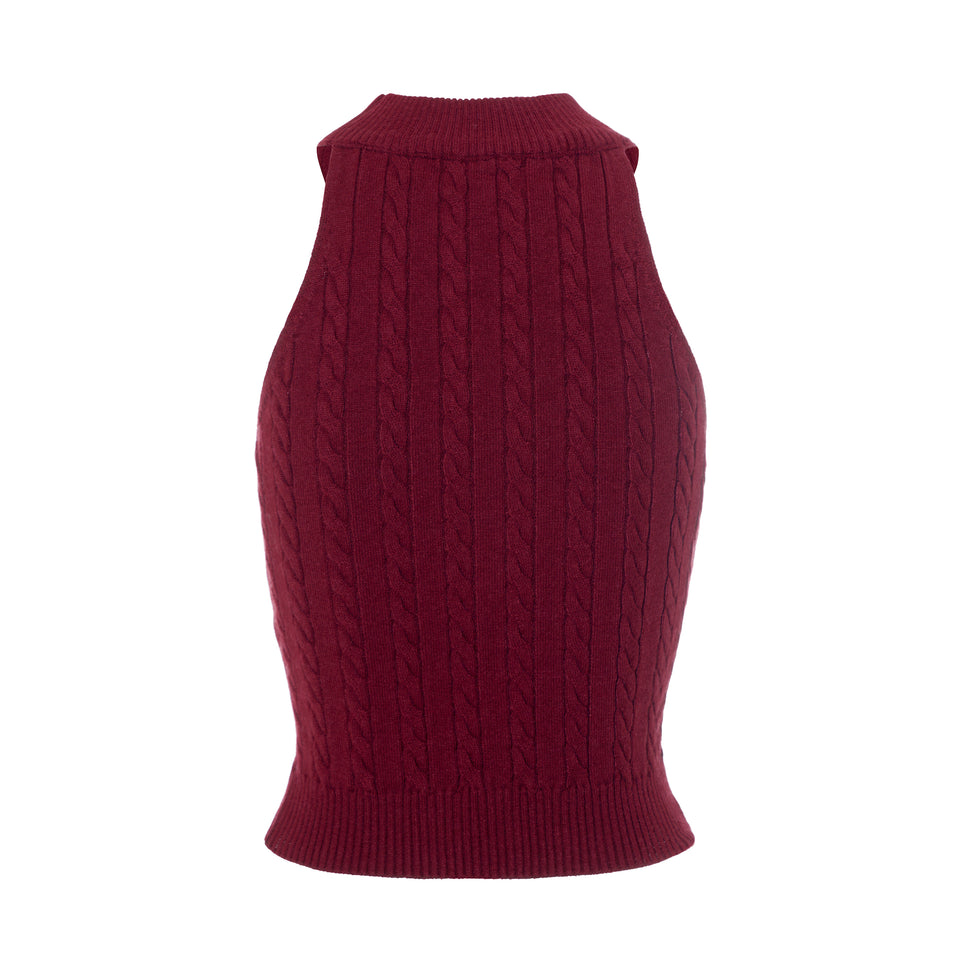 ROYCE CREW NECK CROP SWEATER