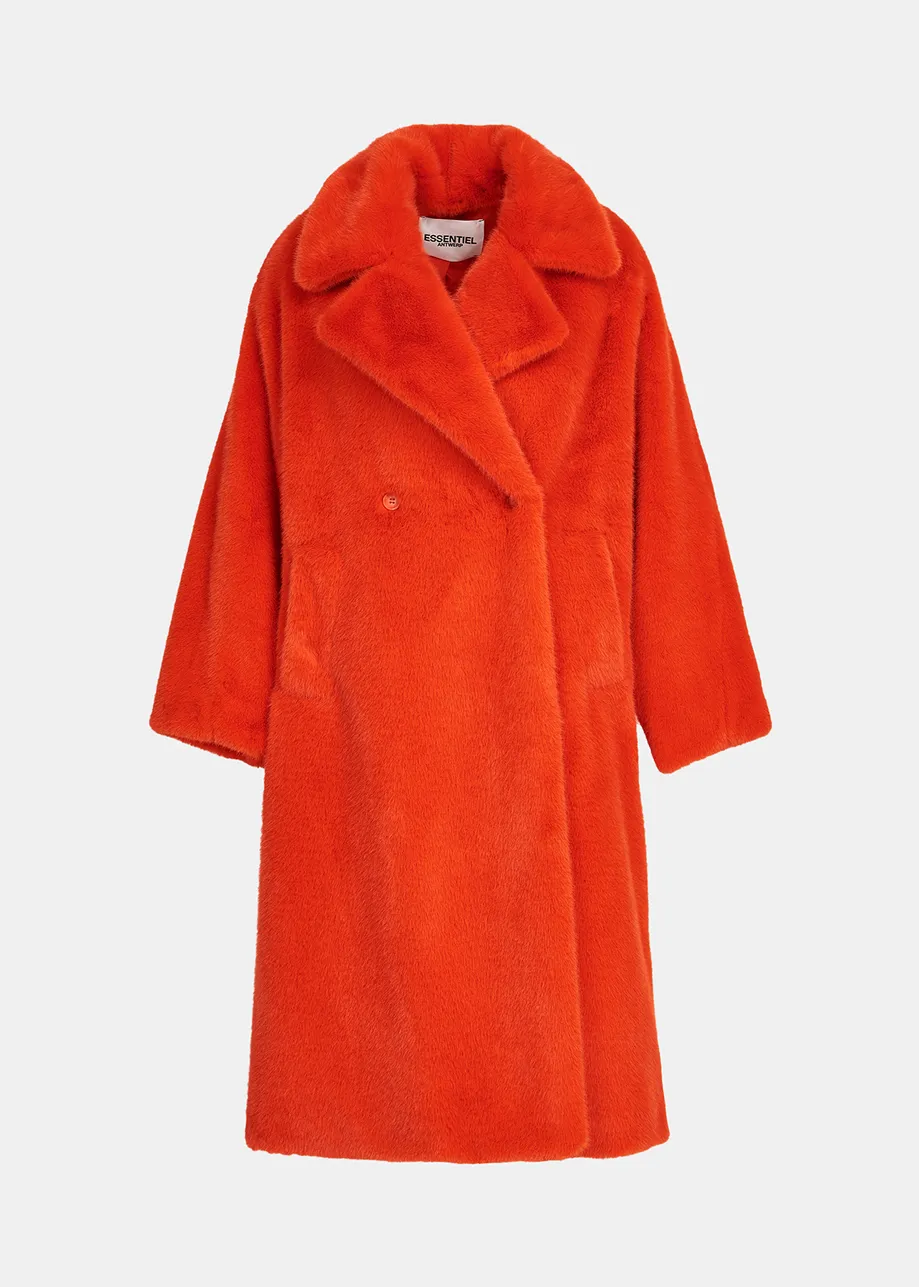 Essentiel Antwerp EDICT Oversized Faux Fur Coat