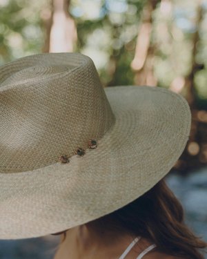 NEW VAN PALMA women\'s ella hat in chocolate Van Palma Hats For Women | Editorialist main image 2