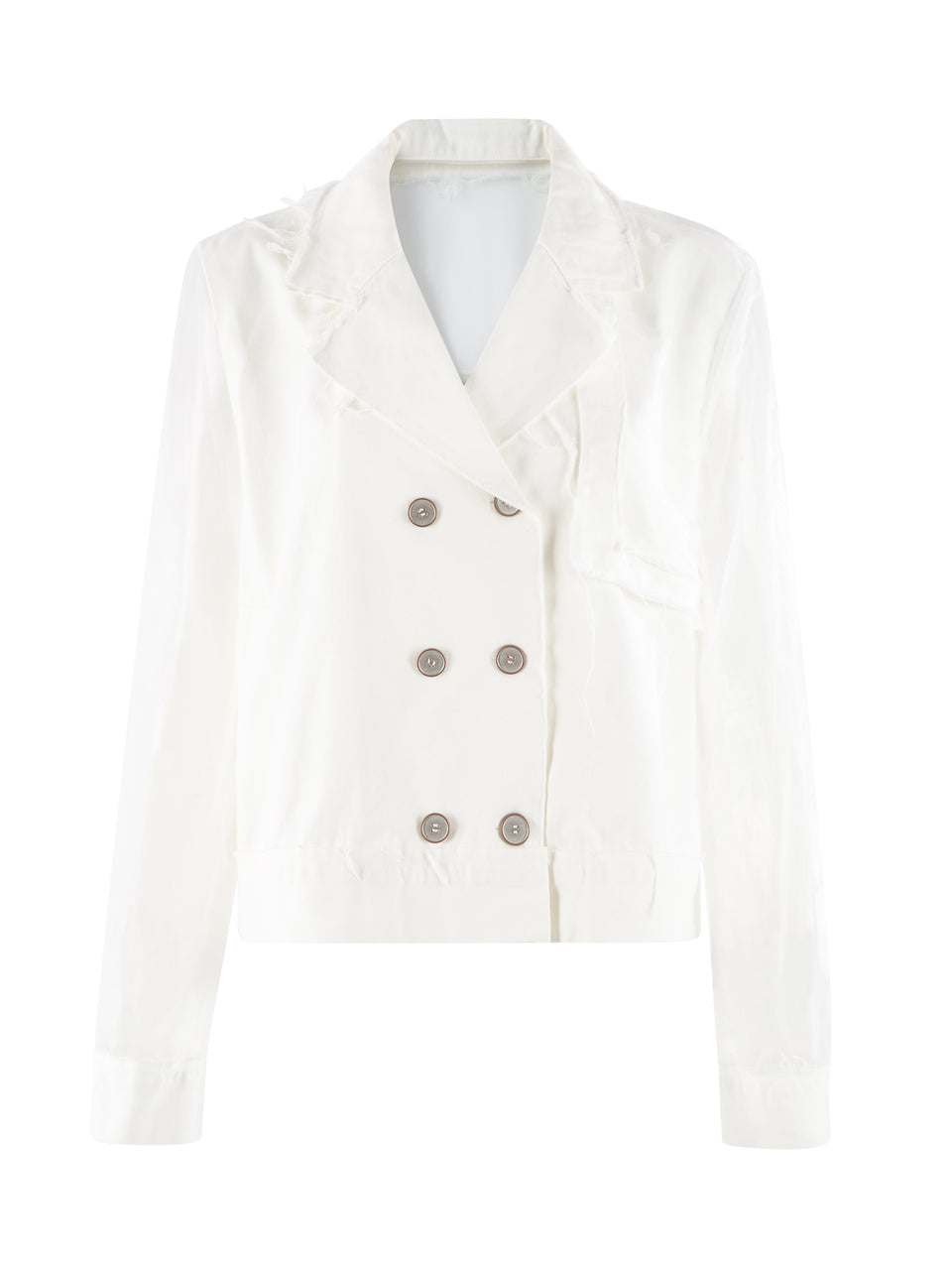 MAAC SEGAL Denim Organza Jacket