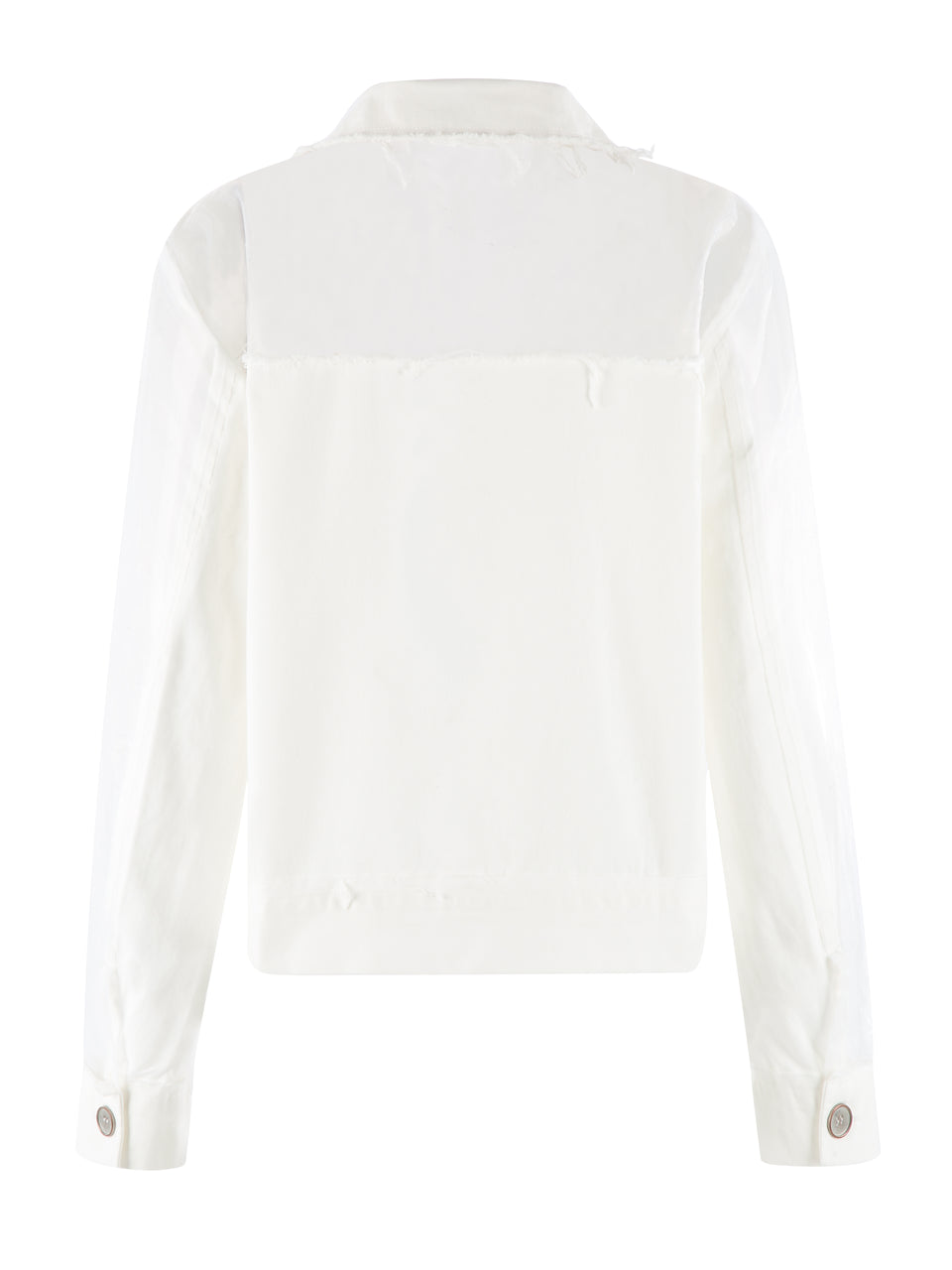 MAAC SEGAL Denim Organza Jacket