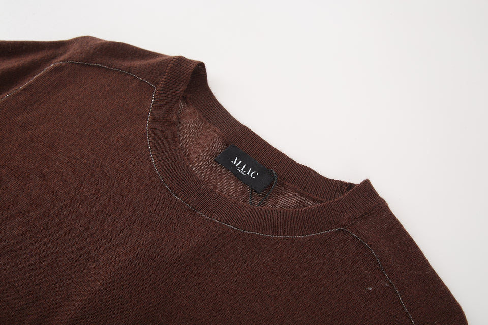 MAAC Lanford Crewneck Sweater Espresso