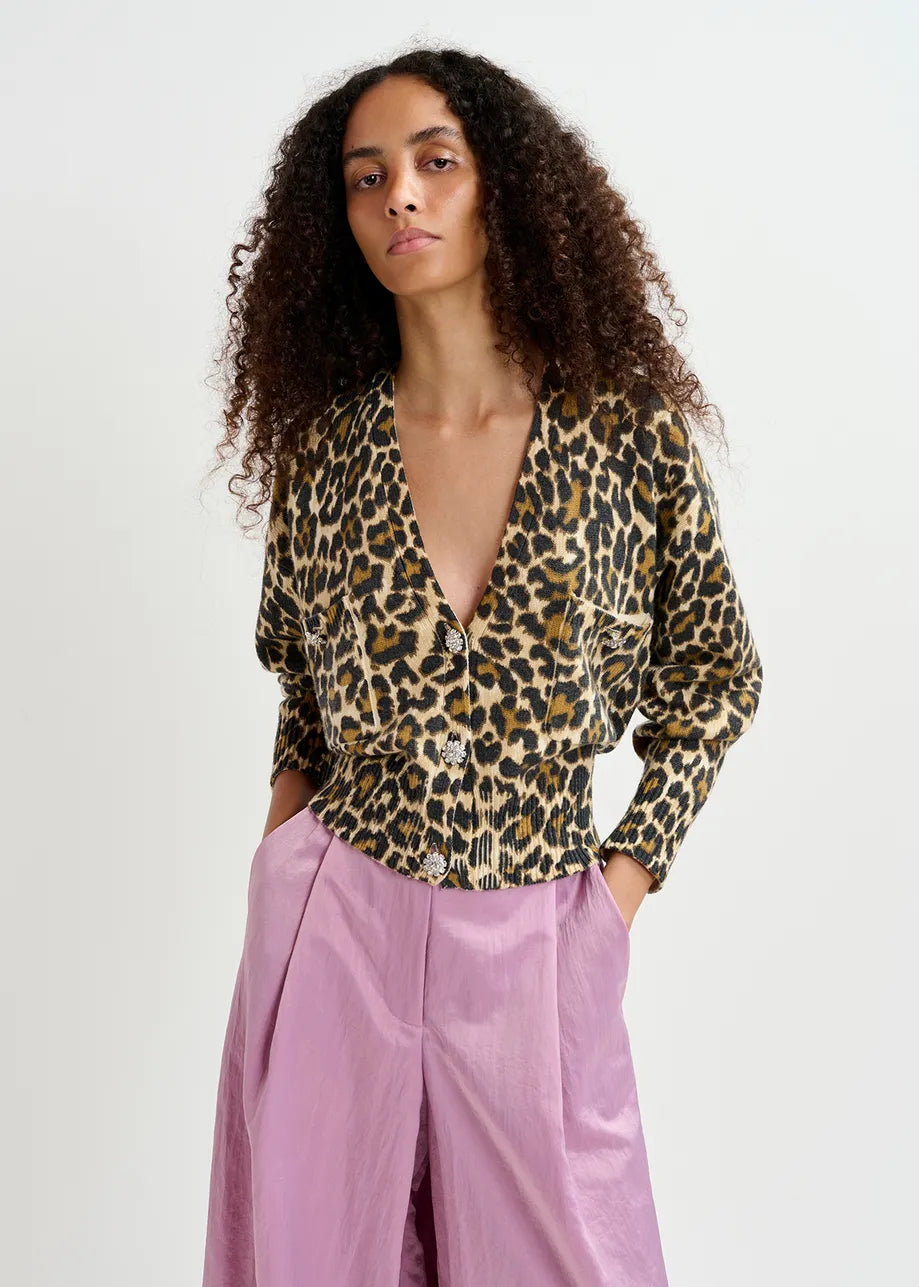 Essentiel Art Werp GENERALITE Printed Cardigan