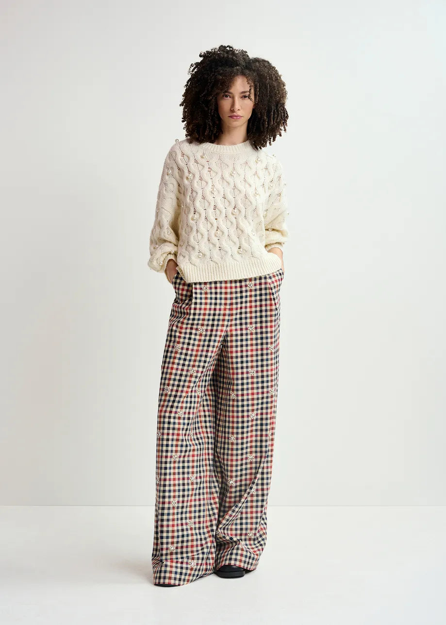 Essentiel Halpes Pearl Beads Pullover