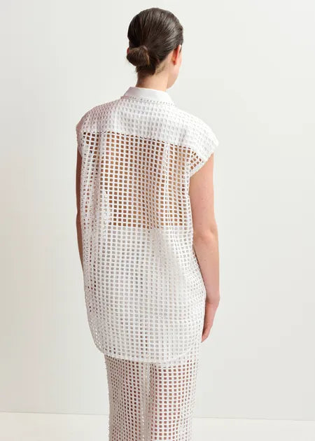 Essentiel Antwerp HARNESS Sequin Mesh Shirt