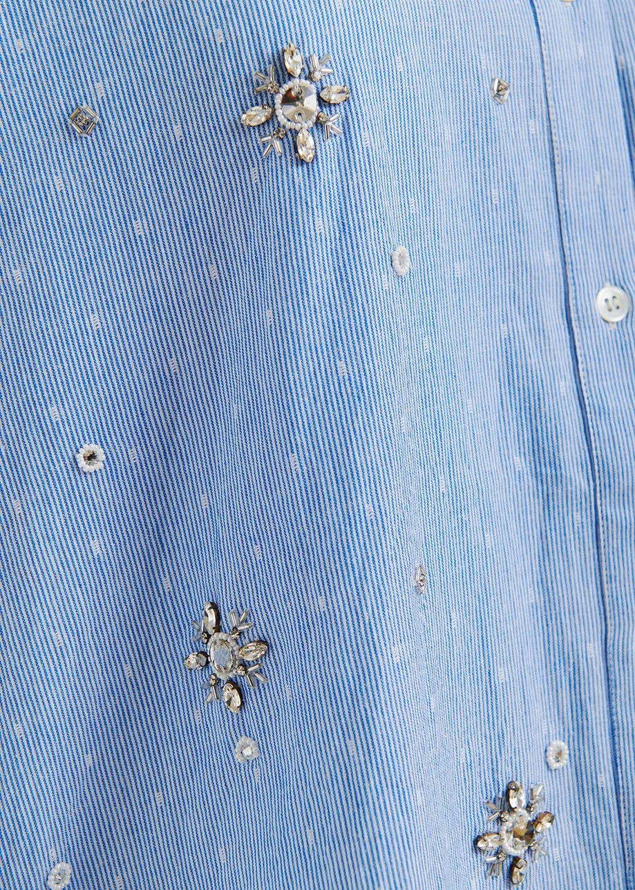 Essentiel Helight Embellished Boxy Shirt