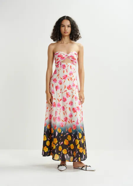 Essentiel Antwerp HEORGIA Strapless Midi Dress