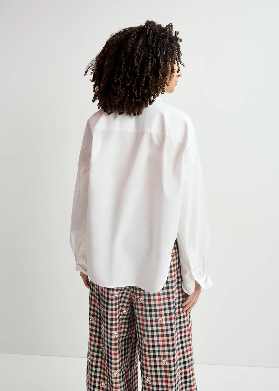 Essentiel Hilver Embellished Placket Shirt