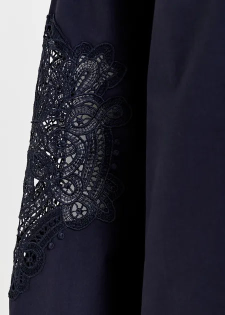 Essentiel Antwerp HOOFD Lace Panelled Shirt