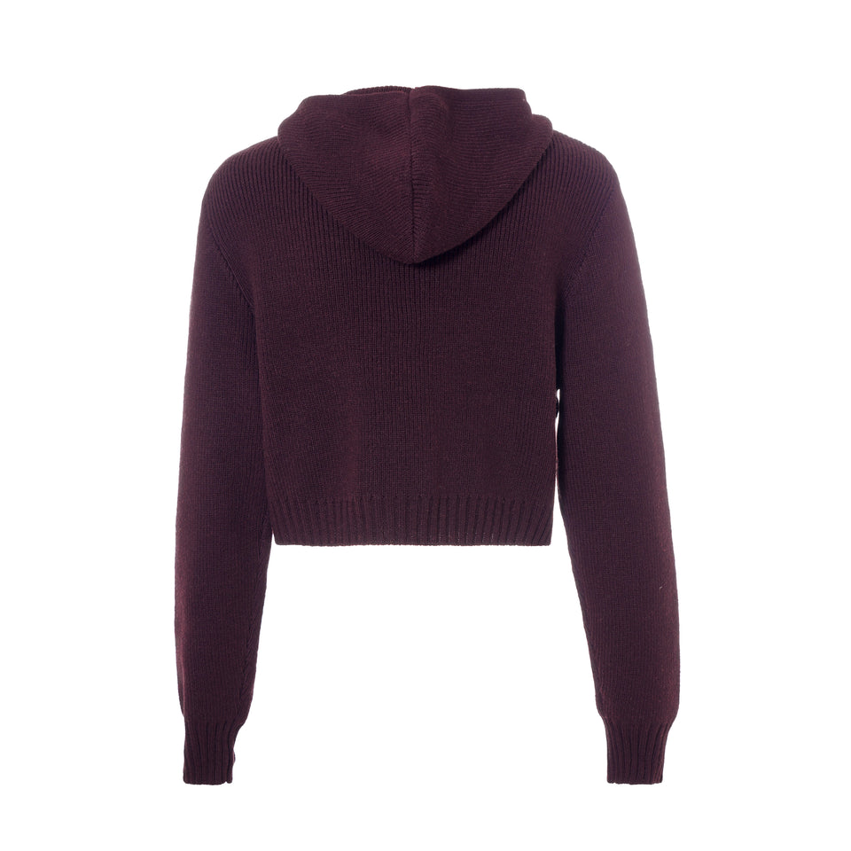 MALLORY  TWO PIECE CROP ZIP UP SWEATER