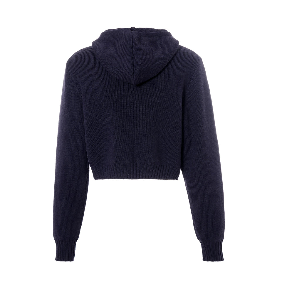 MALLORY  TWO PIECE CROP ZIP UP SWEATER