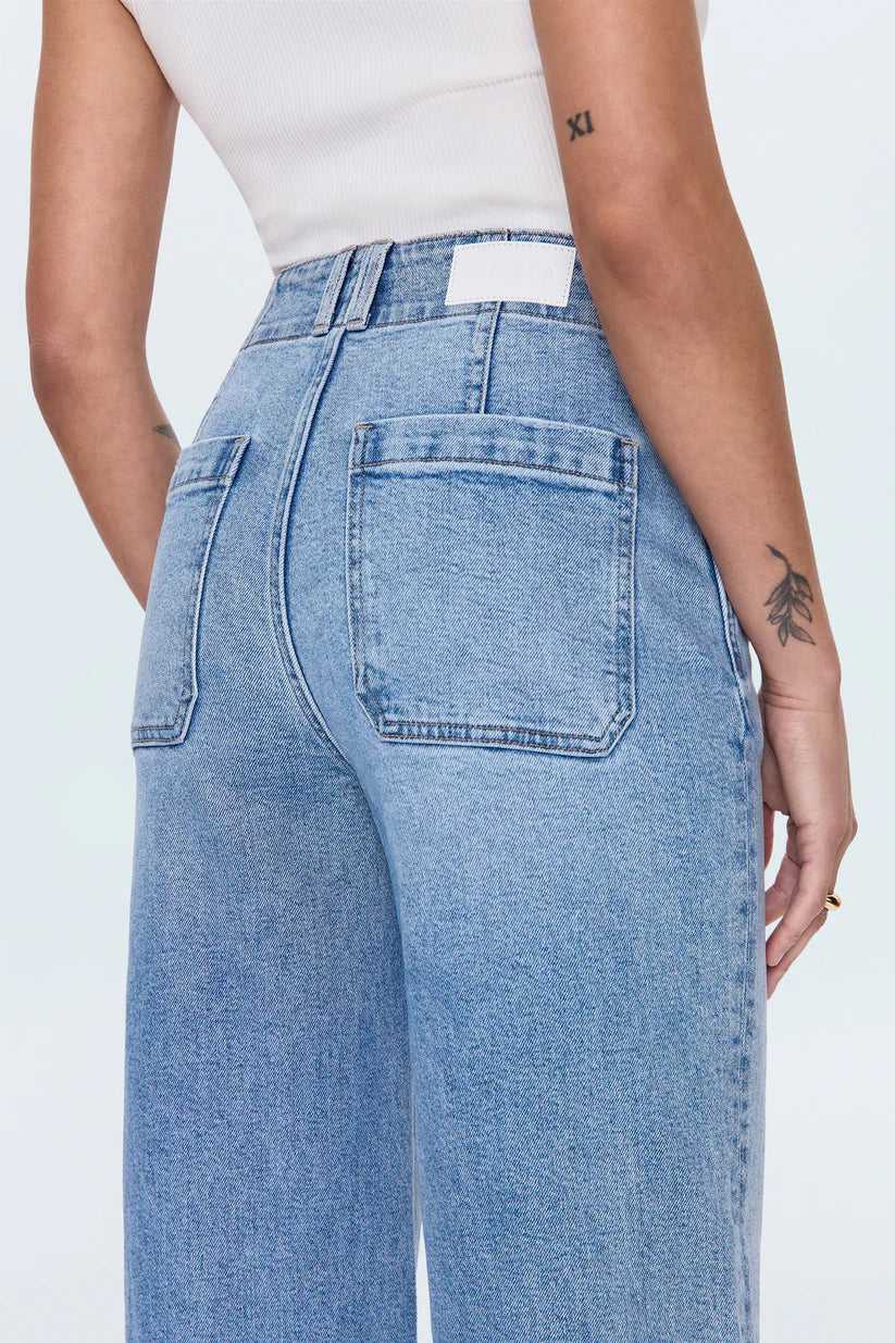 Pistola LANA High Rise Ultra Wide Leg Jean - Terrace