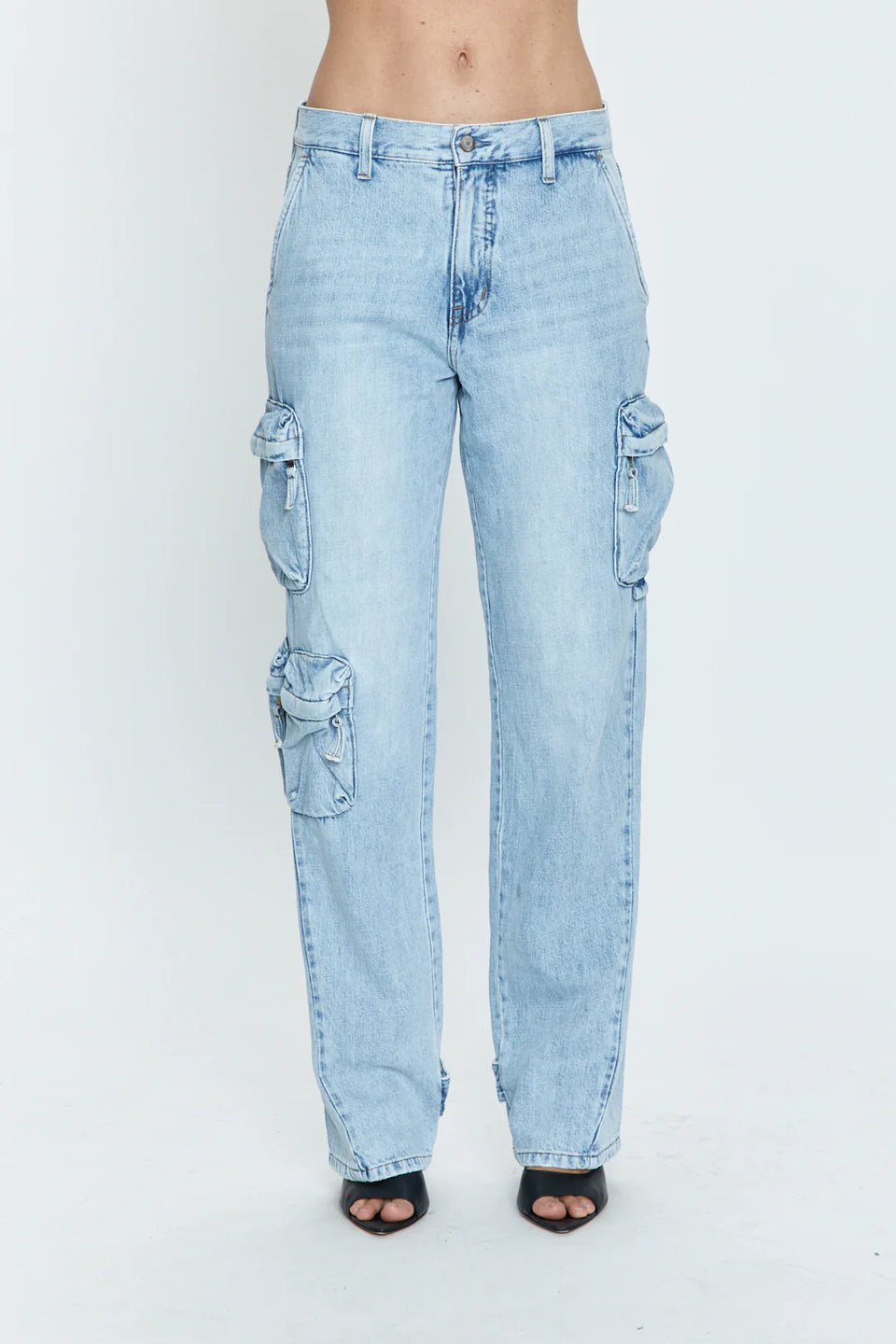 Pistola BOBBIE Utility Mid Rise Straight Cargo Pants