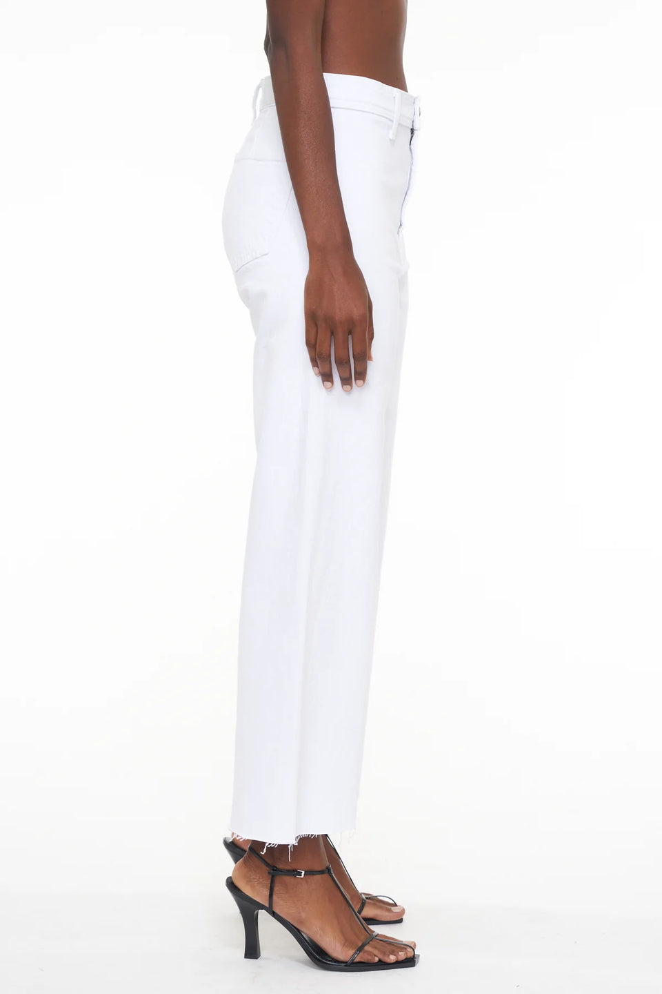 Pistola PENNY High Rise Wide Leg Crop Jeans