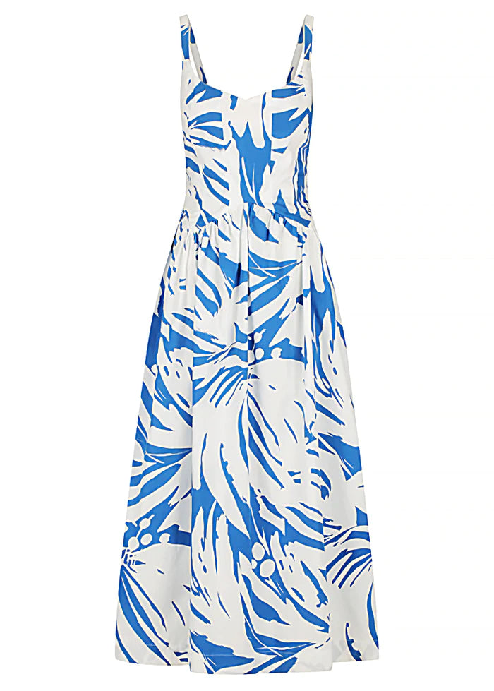SWF Wave Waist Midi Dress