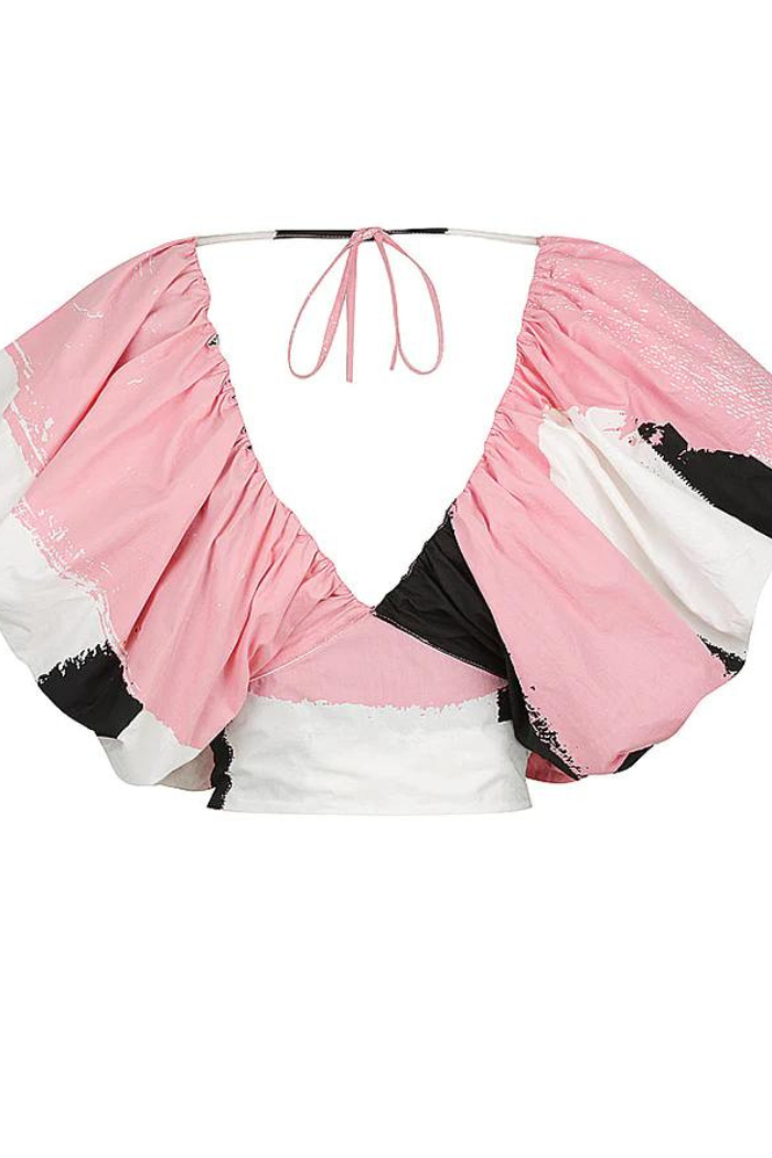 SWF Exaggerated Puff Sleeve Top