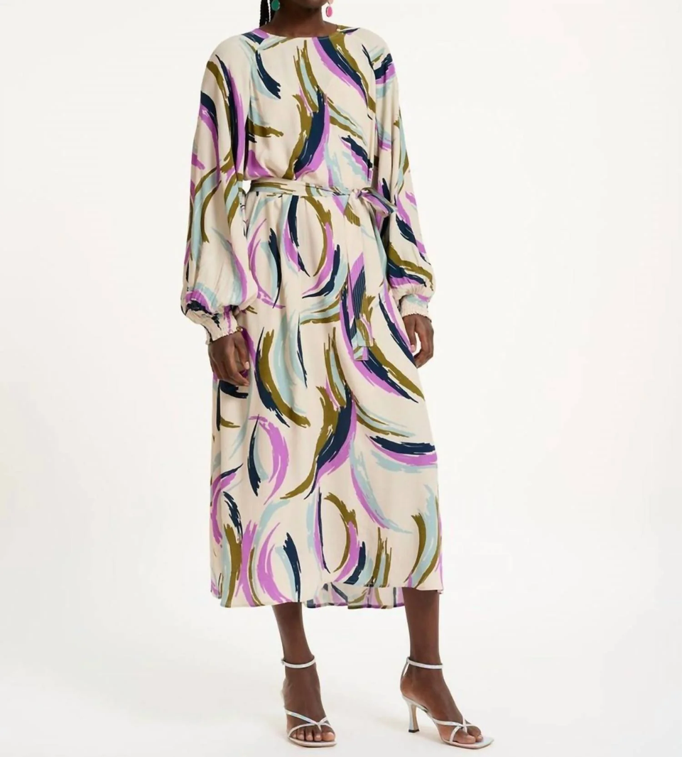 Essentiel Antwerp DUSUN Belted Maxi Dress