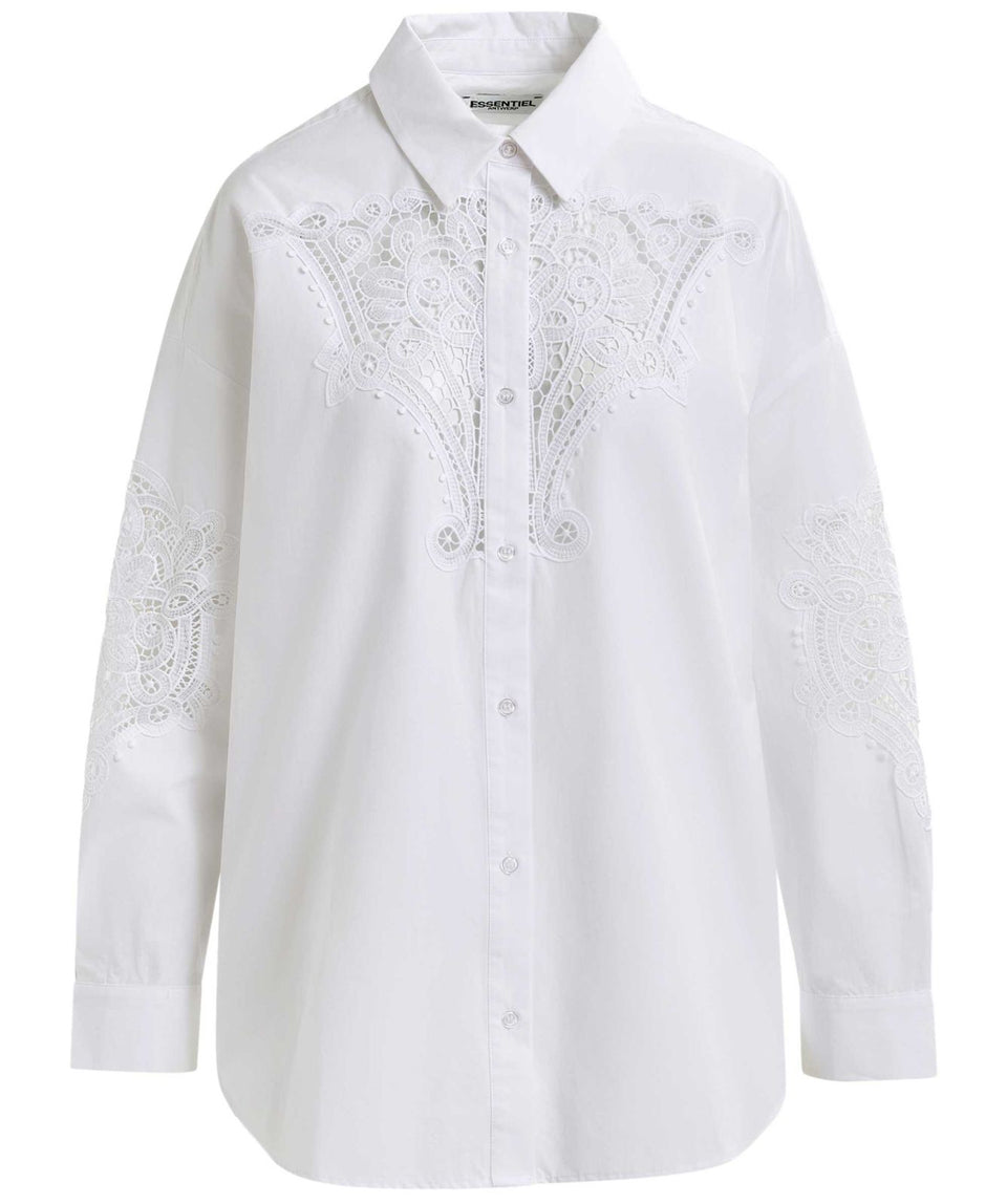 Essentiel Antwerp HOOFD Lace Panelled Top