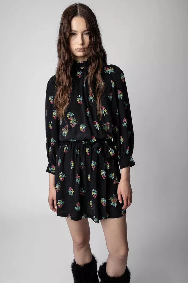 Zadig&Voltaire RIVALI Floral Silk Dress