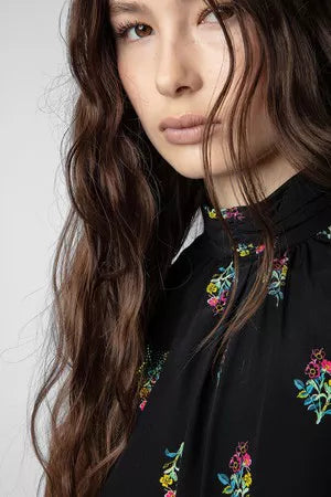 Zadig&Voltaire RIVALI Floral Silk Dress