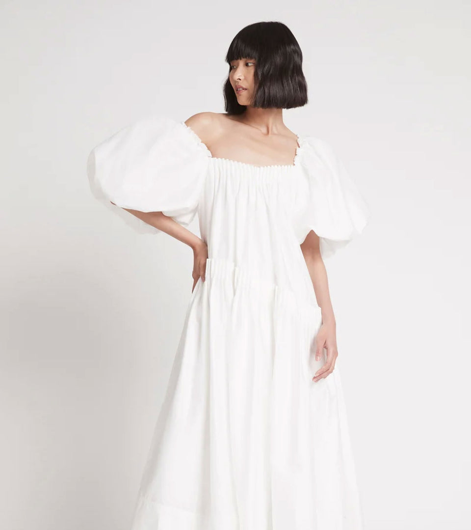 Aje SEVERINE Smock Midi Dress