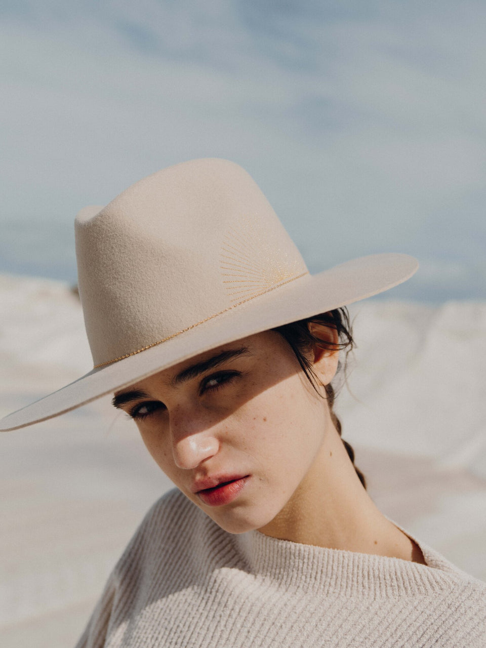 Van Palma BASILE Ivory Hat