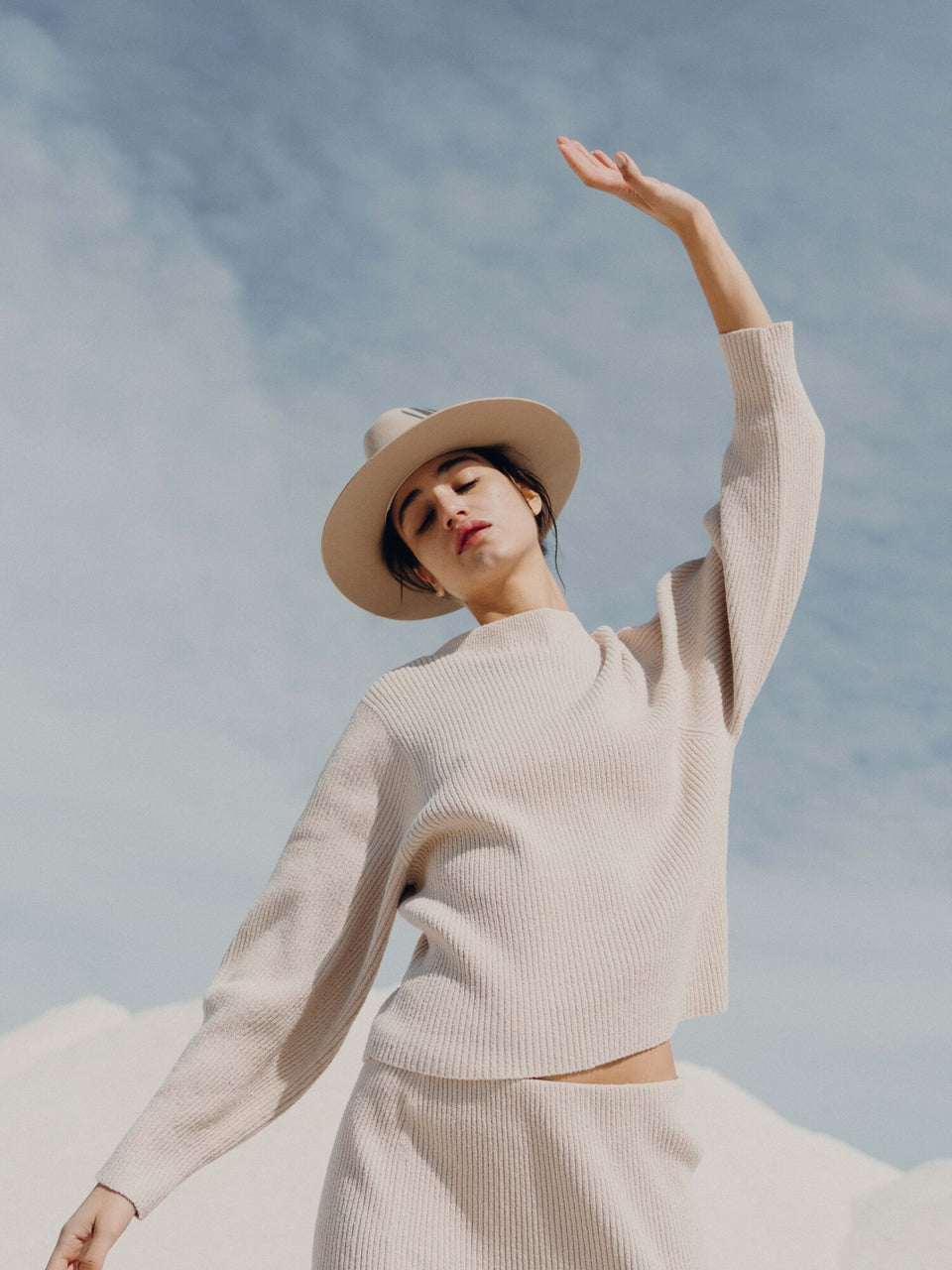 Van Palma BASILE Ivory Hat