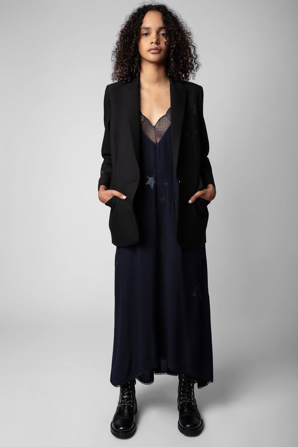 Zadig&Voltaire RISTY Soft Strass Stars Dress