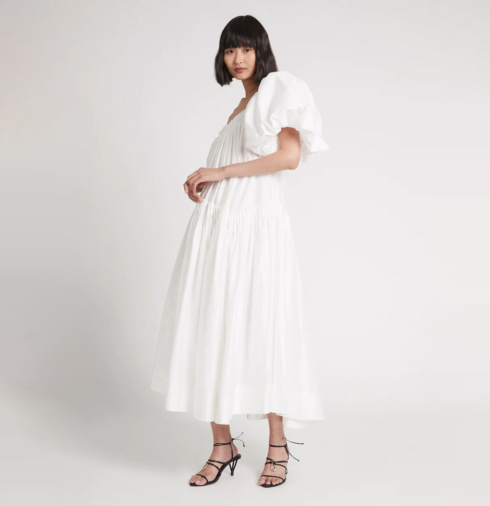 Aje SEVERINE Smock Midi Dress