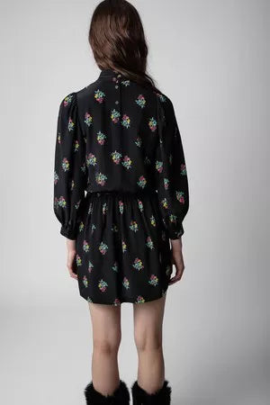 Zadig&Voltaire RIVALI Floral Silk Dress
