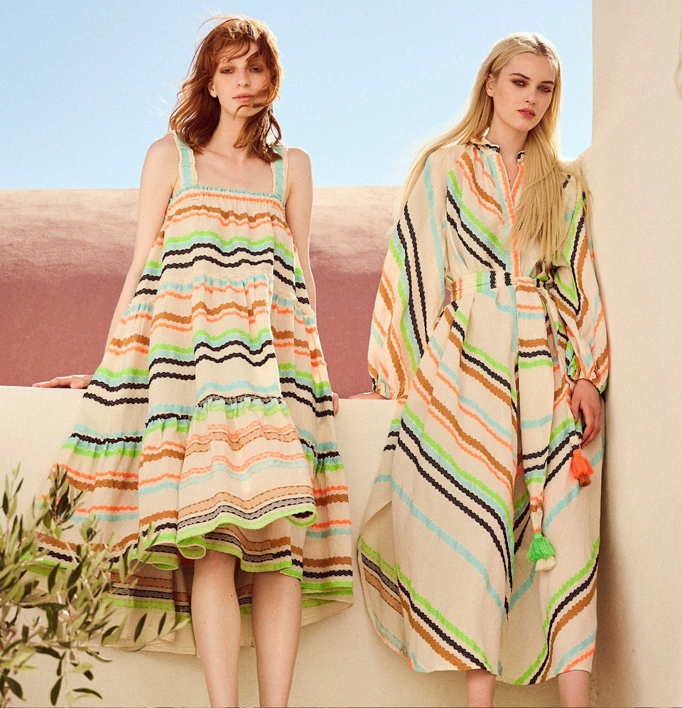 devotion twins maxi dress Devotion Twins Korali Woven Belt Maxi Dress