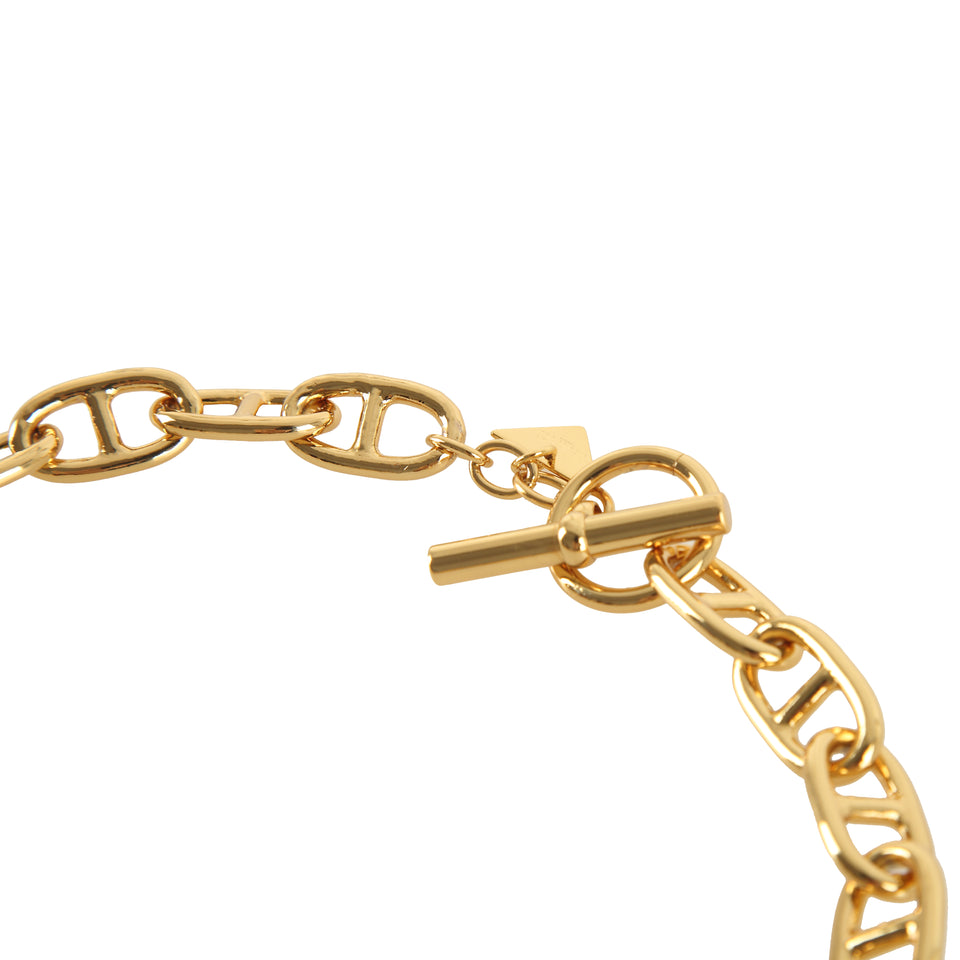 MAAC Mariner Toggle Chain Gold Necklace