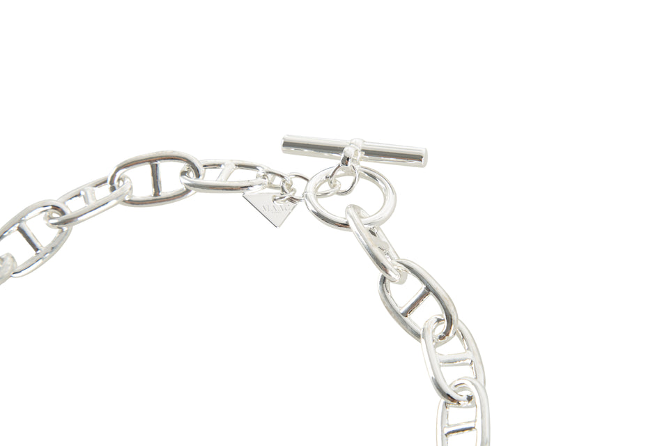 MAAC Mariner Toggle Chain Silver Necklace