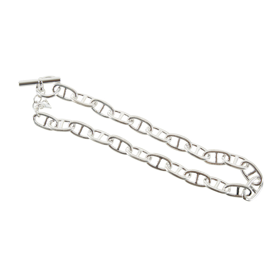 MAAC Mariner Toggle Chain Silver Necklace
