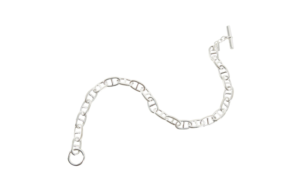 MAAC Mariner Toggle Chain Silver Necklace