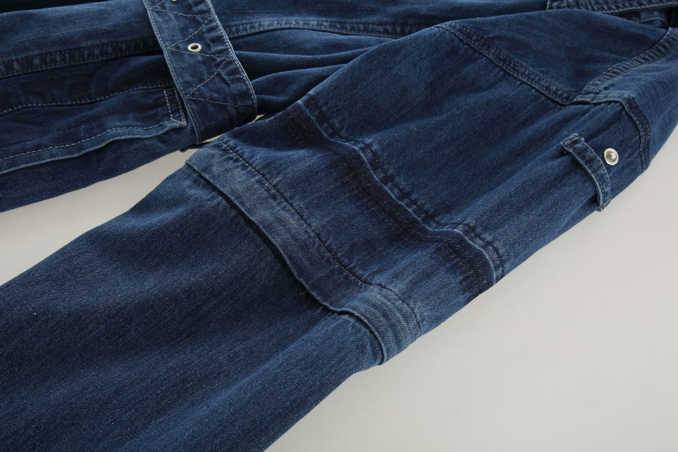 MAAC ASTOR 3 In 1 Denim Trench Coat