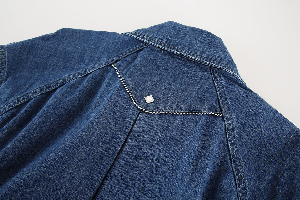 MAAC ASTOR 3 In 1 Denim Trench Coat