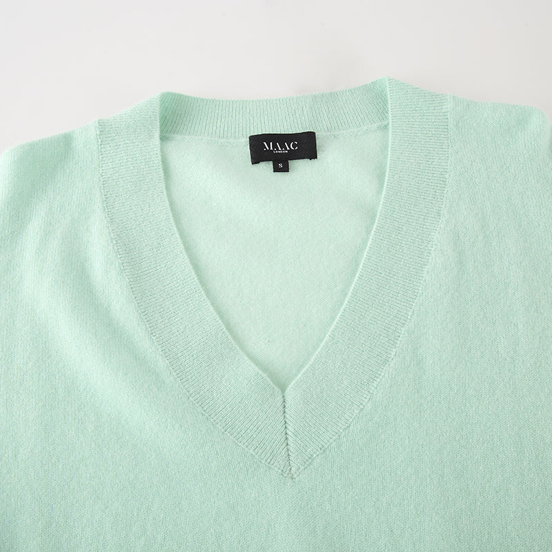 MAAC TATE Cashmere V Neck Sweater