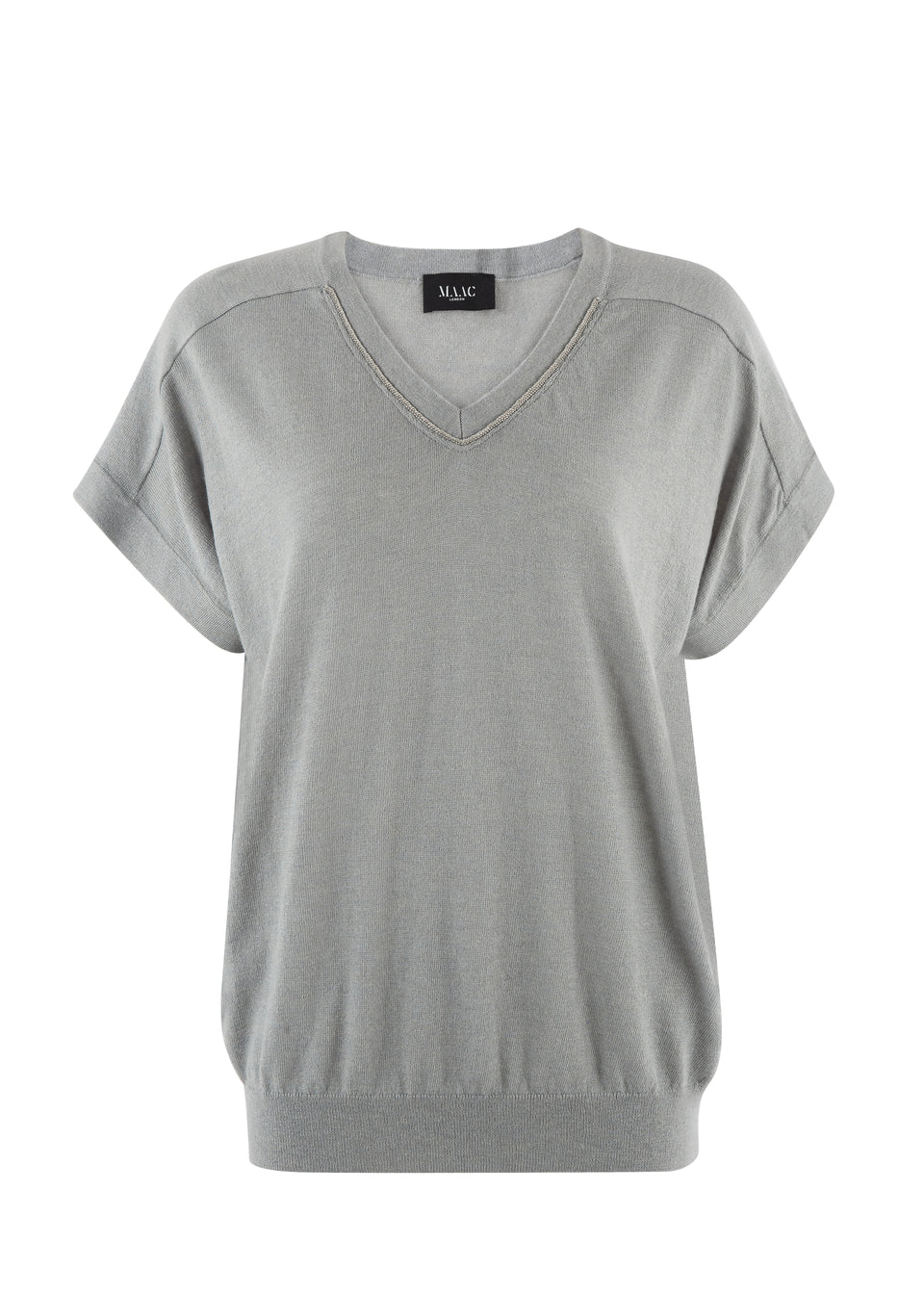 MAAC Genora V Neck Sweater Blue